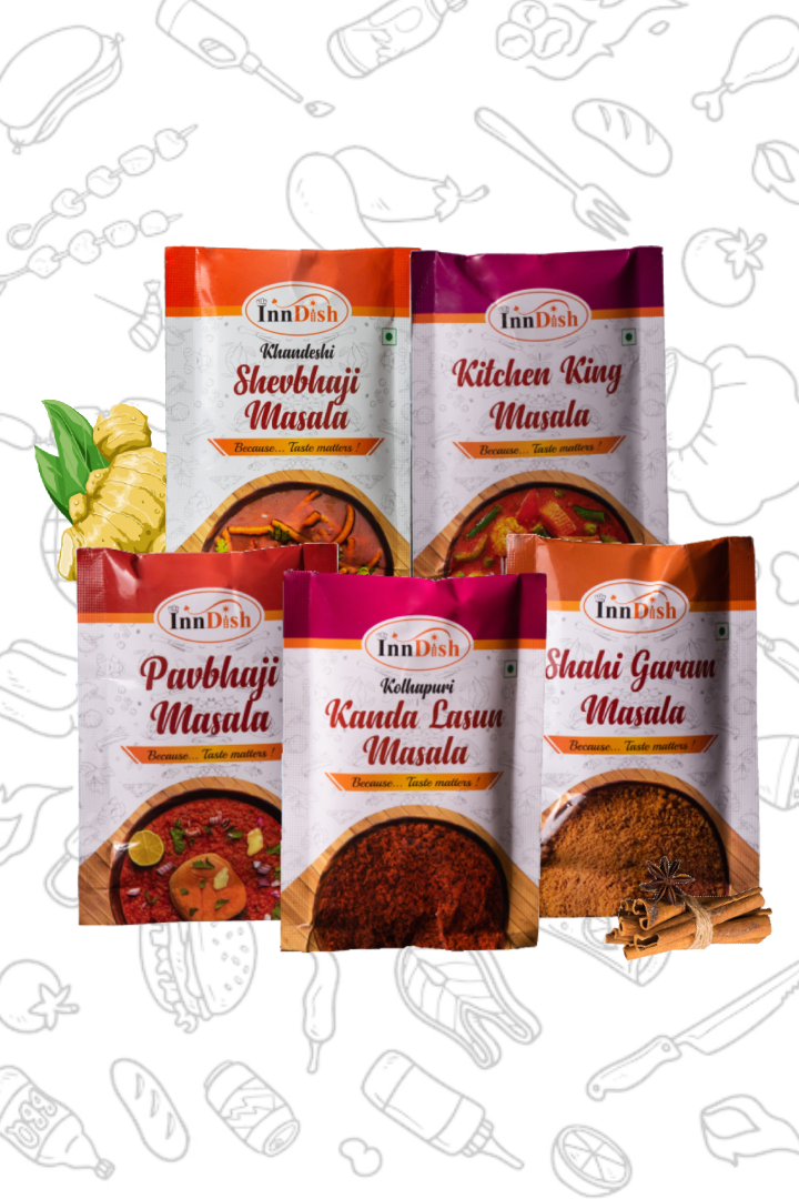 InnDish Pack Of 5 Veg Masalas